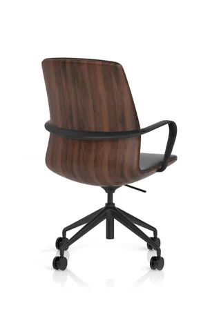 Mara Black PU Executive Office Chair