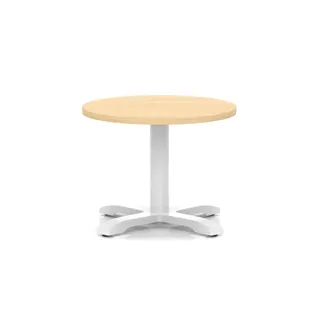 Italia Round Coffee Table With Cross Base