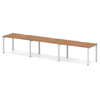 Evolve Plus Single Row Bench Desk - 3 Person