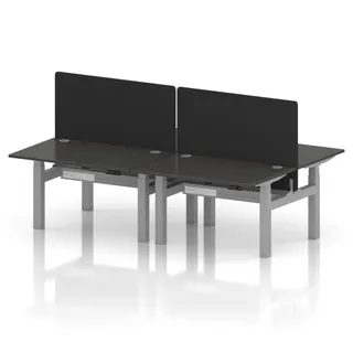 1200 / Carbon Grey / Silver Frame / With Black Straight Screen