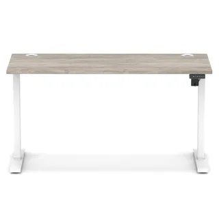 Air Lite Height Adjustable Slimline Desk With Cable Ports