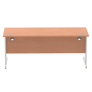 Impulse Straight Desk Cable Managed Leg