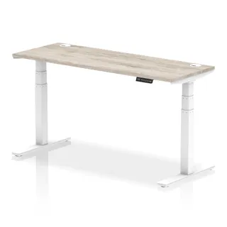 EE - Air Height Adjustable Slimline Desk With Cable Ports