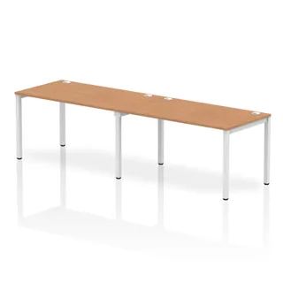 Impulse Single Row Bench Desk - 2 Person