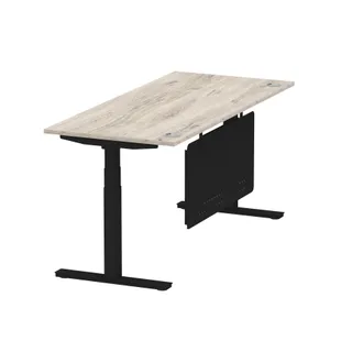 Air Height Adjustable Desk With Cable Ports
