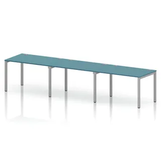 Impulse Single Row Bench Desk - 3 Person