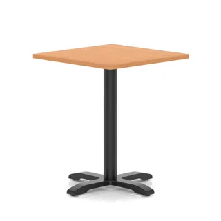 EE - Italia Square Poseur Table With Cross Base