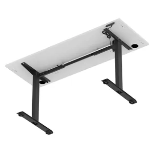 Air Lite Height Adjustable Slimline Desk With Cable Ports