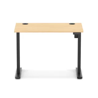 Air Lite Height Adjustable Slimline Desk With Cable Ports