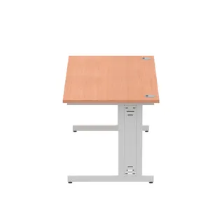 Impulse Straight Desk Cable Managed Leg