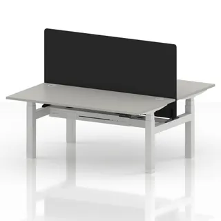 Air Back-to-Back Height Adjustable Bench Desk - 2 Person