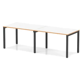 Evolve Plus Single Row Bench Desk - 2 Person