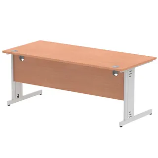 Impulse Straight Desk Cable Managed Leg