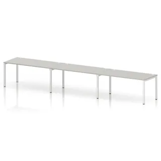 Impulse Single Row Bench Desk - 3 Person