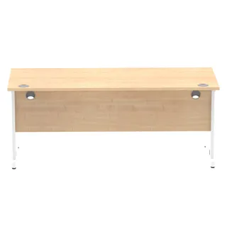 Impulse Straight Desk Cable Managed Leg