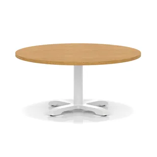 Italia Round Coffee Table With Cross Base