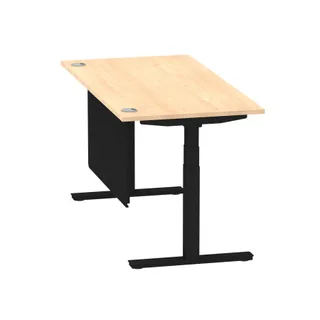 Air Height Adjustable Desk With Cable Ports