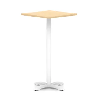 EE - Italia Square Poseur Table With Cross Base