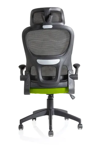 Iris Task Operator Mesh Back Fabric Seat With Headrest
