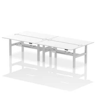 1800 / White / Silver Frame