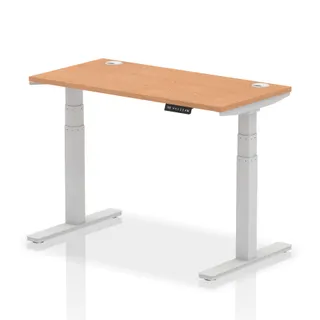 EE - Air Height Adjustable Slimline Desk With Cable Ports