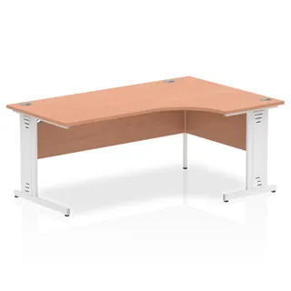 Impulse Crescent Desk Cable Managed Leg