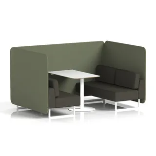 Brixworth Bench Booth in Two Tone