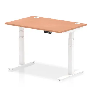 EE - Air Height Adjustable Desk With Cable Ports