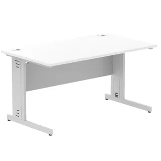 Impulse Straight Desk Cable Managed Leg