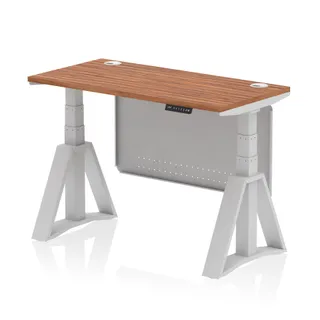 Air Height Adjustable Slimline Desk With Cable Ports