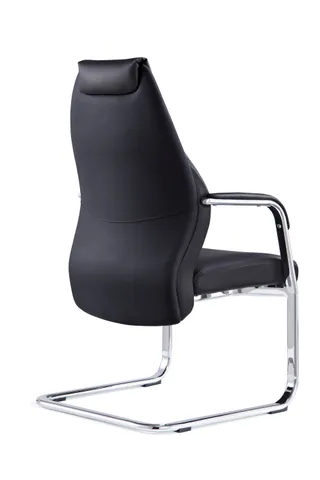 Mien High Back Leather Cantilever Visitor Office Chair