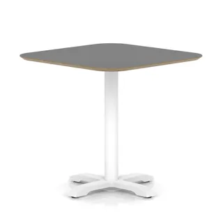 Brixworth Square Coffee Table With Cross Base