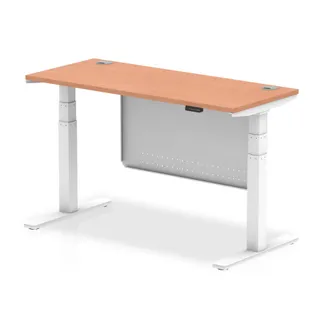 Air Height Adjustable Slimline Desk With Cable Ports
