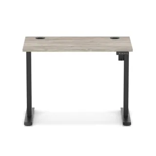 Air Lite Height Adjustable Slimline Desk With Cable Ports