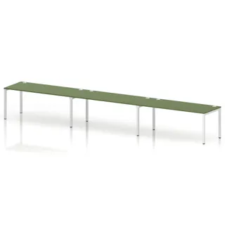 Impulse Single Row Bench Desk - 3 Person