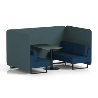 Brixworth Bench Booth in Two Tone