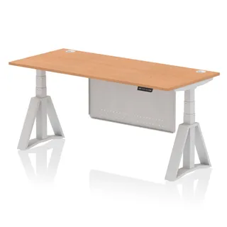 Air Height Adjustable Desk With Cable Ports