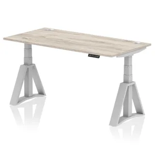 Air Height Adjustable Desk With Cable Ports