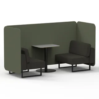 Brixworth Bench Booth in Two Tone