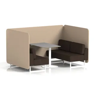Brixworth Bench Booth in Two Tone