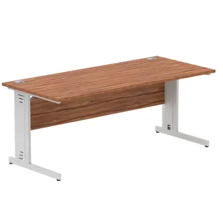 Impulse Straight Desk Cable Managed Leg
