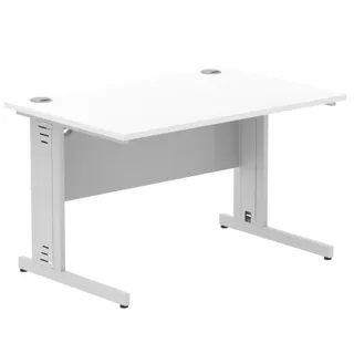 Impulse Straight Desk Cable Managed Leg