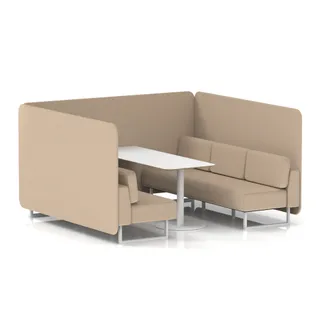 Brixworth Bench Booth in Single Tone