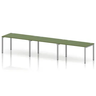 Impulse Single Row Bench Desk - 3 Person