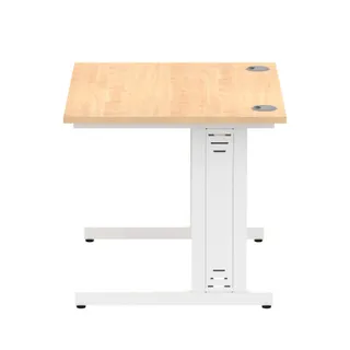 Impulse Straight Desk Cable Managed Leg
