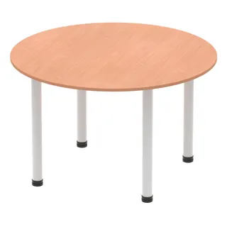 Impulse Round Table With Post Leg