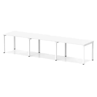 Evolve Plus Single Row Bench Desk - 3 Person
