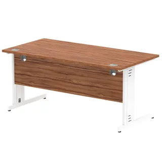 Impulse Straight Desk Cable Managed Leg