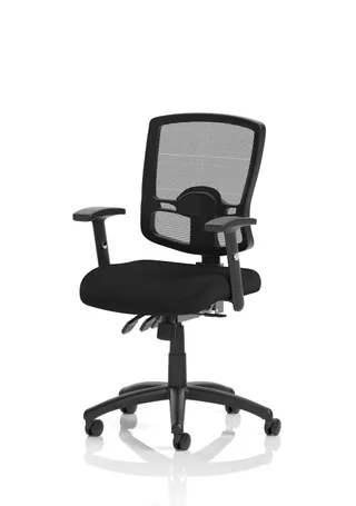 Portland III High Mesh Back Task Operator Office Chair with Arms