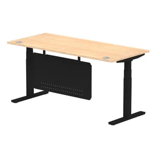Air Height Adjustable Desk With Cable Ports